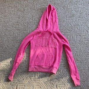 Pink hoodie